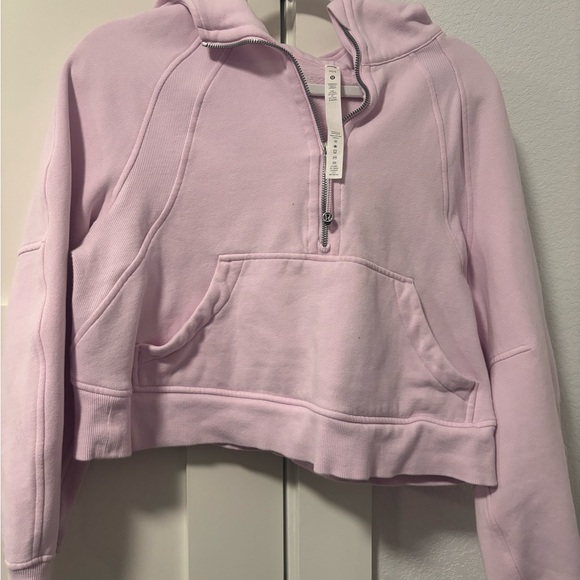 lululemon athletica Tops - Lululemon Pink Hoodie Sweater XS/S